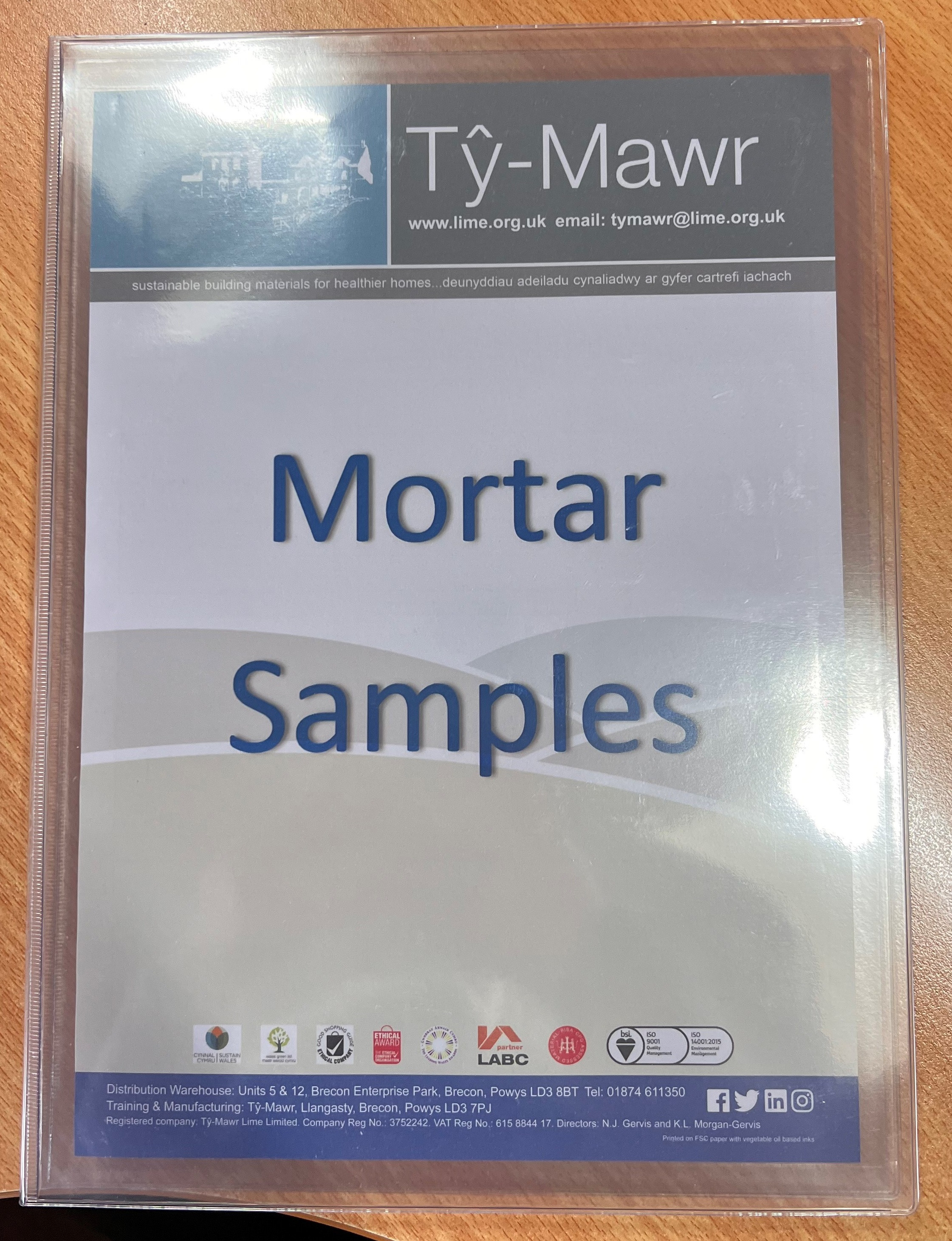Ty-Mawr Mortar Samples