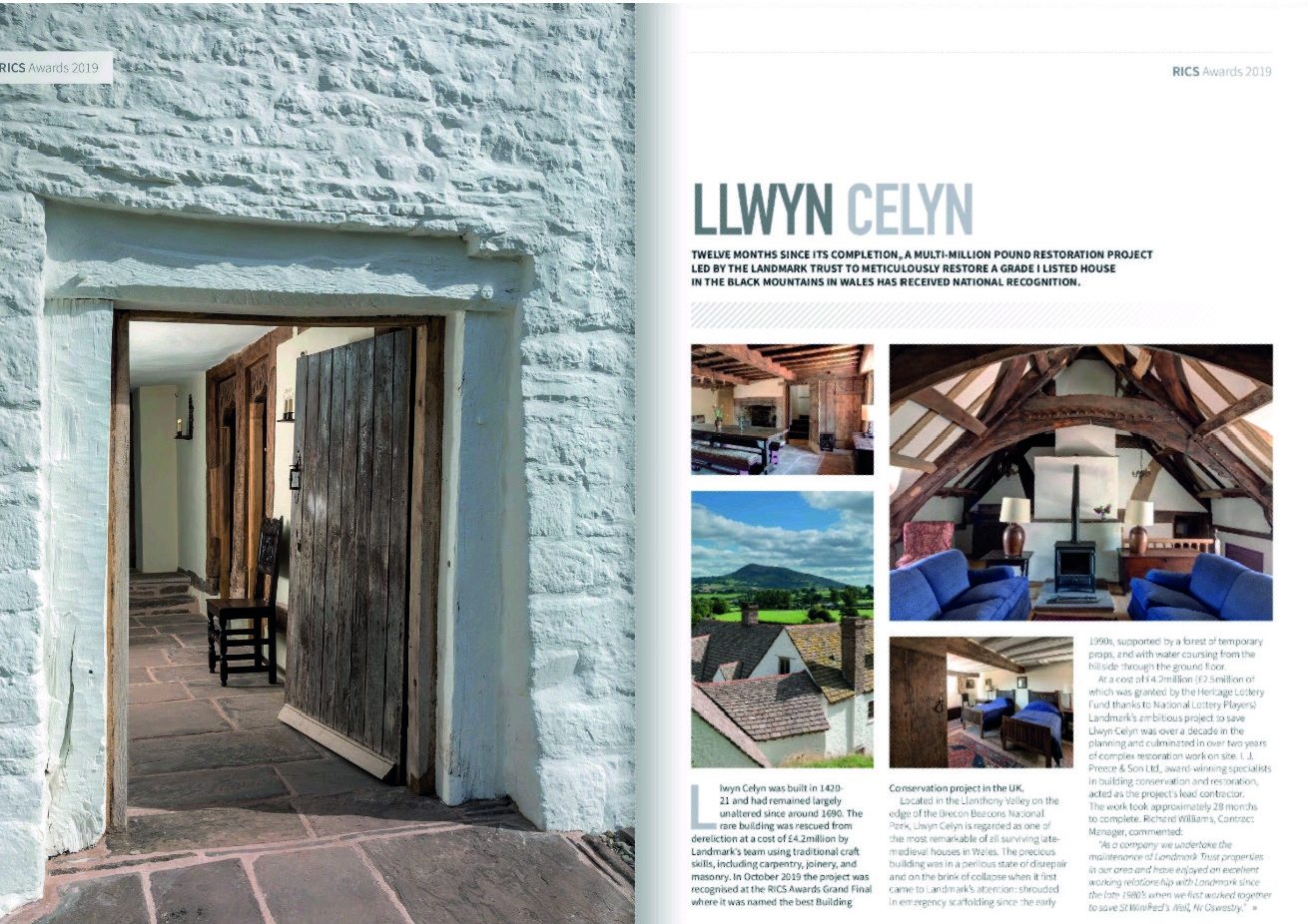 This is an image of award winning Llwyn Celyn